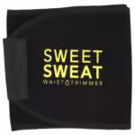 Sports Research, Sweet Sweat®, Waist Trimmer, Medium, Black & Yellow, 1 Belt
