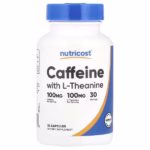 Nutricost Caffeine With L-Theanine 30 Capsl