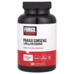 Force Factor®  Panax Ginseng 1,000 mg, 100 Capsules