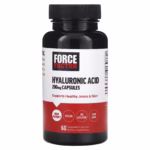 Force Factor®Hyaluronic  Acid, 200 mg, 60 Capsules
