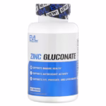 EVLution Nutrition, Zinc Gluconate, 76 mg 60 Tablets