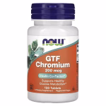NOW Foods, GTF Chromium, 200 mcg, 250 Tablets