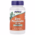 NOW Foods® Zinc Picolinate, 50 mg, 120 Veg Capsules