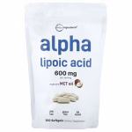 Micro Ingredients, Alpha Lipoic Acid, 300 Softgels (200 mg Per Softgel)