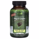 Irwin Naturals  Mega B Complex with Quick Energy MCT's  60 Liquid Soft-Gels