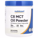 Nutricost® C8 MCT Oil Powder, Unflavored (227 g)