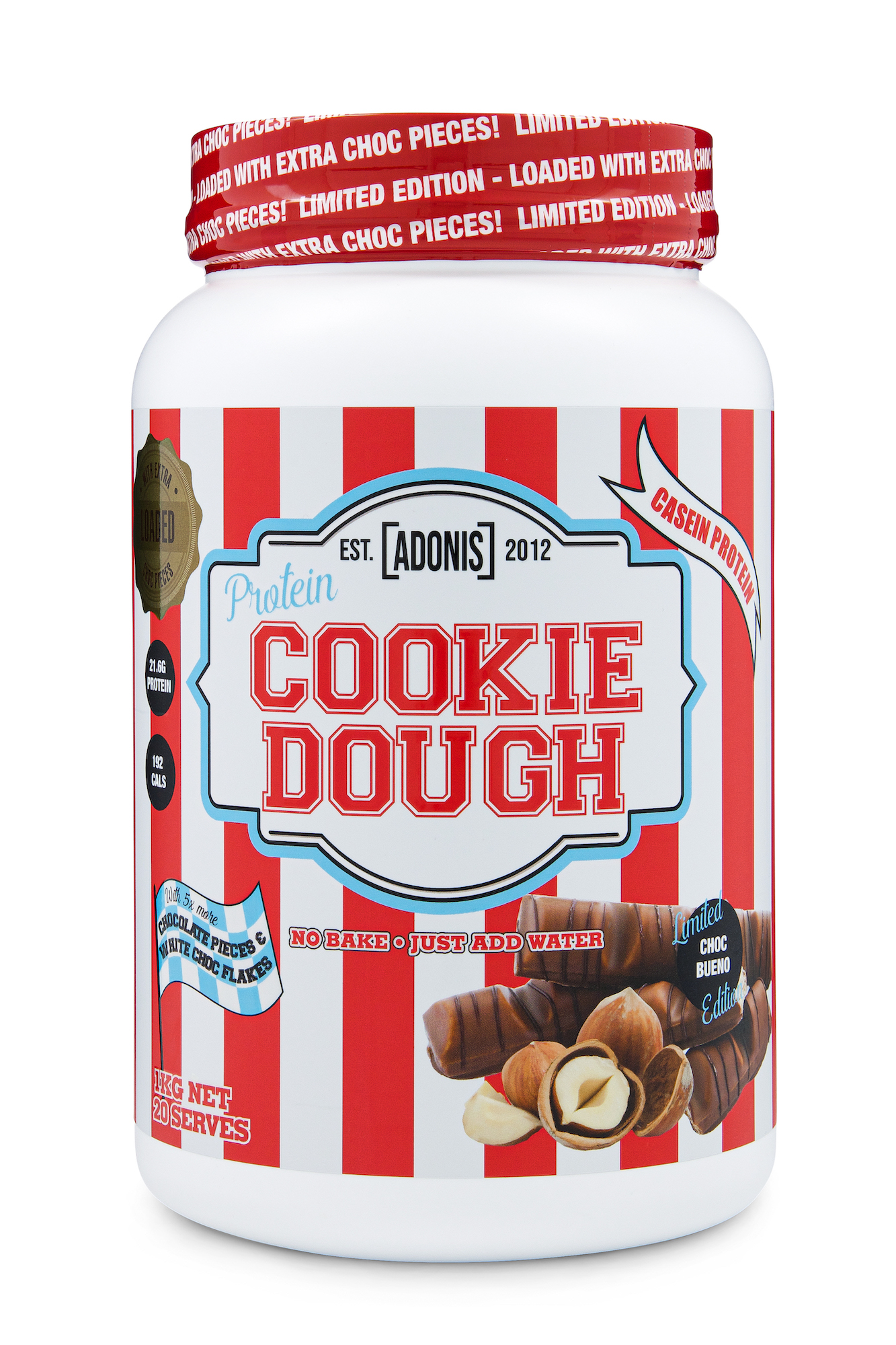 PROTEIN-COOKIE-DOUGH-Casein-Protein-LOADED-CHOC-BUENO-Front